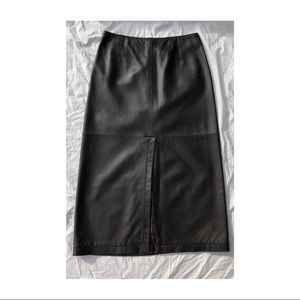 Armani Collezioni leather pencil skirt, 8